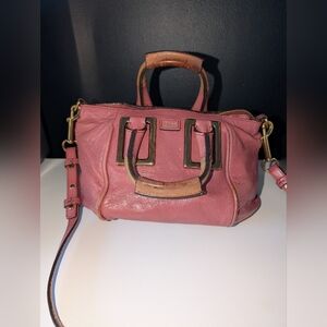 Chloé Ethel In Rare Dusty Pink Leather Two-Way Satchel